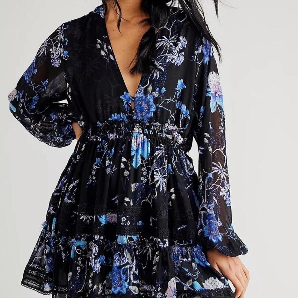 Free People Women's Cherry Blossom Mini Dress